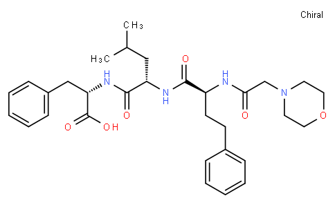 (S)-2-((S)-4-methyl-2-((S)-2-(2-morpholinoacetamido)-4-phenylbutanamido)pentanamido)-3-phenyipropanoic acid
