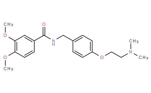 N-[[4-[2-(dimethylamino)ethoxy]phenyl]methyl]-3,4-dimethoxybenzamide