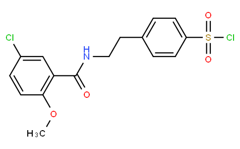 4-[2-(5-氯-2-甲氧基苯甲酰氨基)乙基]苯磺酰氯
