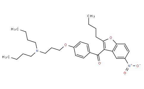 (2-butyl-5-nitro-1-benzofuran-3-yl)-[4-[3-(dibutylamino)propoxy]phenyl]methanone