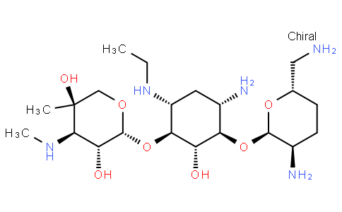 (2R,3R,4R,5R)-2-[(1S,2S,3R,4S,6R)-4-amino-3-[(2R,3R,6S)-3-amino-6-(aminomethyl)oxan-2-yl]oxy-6-(ethylamino)-2-hydroxycyclohexyl]oxy-5-methyl-4-(methylamino)oxane-3,5-diol