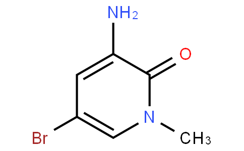 l-甲基-3-氨基-5-溴-l-H-吡啶-2-酮