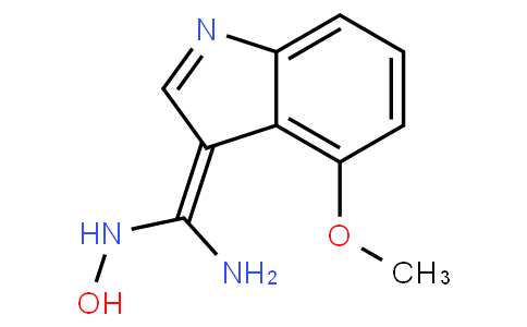 N-[amino-(4-methoxyindol-3-ylidene)methyl]hydroxylamine