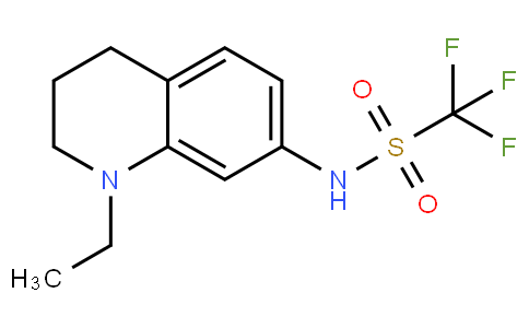 N-(1-ethyl-3,4-dihydro-2H-quinolin-7-yl)-1,1,1-trifluoromethanesulfonamide