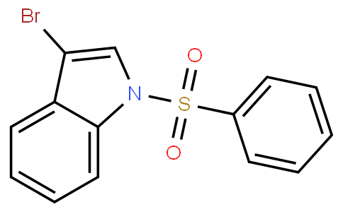 3-溴-(1-苯磺酰)吲哚
