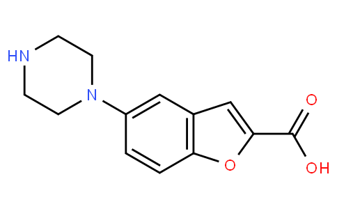 5-piperazin-1-yl-1-benzofuran-2-carboxylic acid