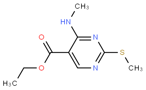 ethyl 4-(methylamino)-2-methylsulfanylpyrimidine-5-carboxylate