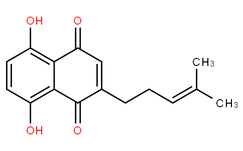 5,8-dihydroxy-2-(4-methylpent-3-enyl)naphthalene-1,4-dione
