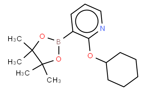 2-Cyclohexyloxypyridine-3-boronic acid, pinacol ester