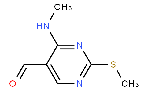 4-(methylamino)-2-methylsulfanylpyrimidine-5-carbaldehyde
