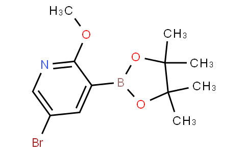 5-Bromo-2-methoxy-3-(4,4,5,5-tetramethyl-1,3,2-dioxaborolan-2-yl)pyridine