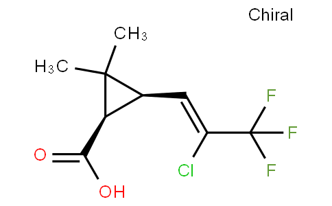 (1R,3R)-3-[(1Z)-2-Chloro-3,3,3-trifluoro-1-propen-1-yl]-2,2-dimet hylcyclopropanecarboxylic acid
