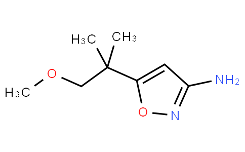 5-(1-methoxy-2-methylpropan-2-yl)-1,2-oxazol-3-amine