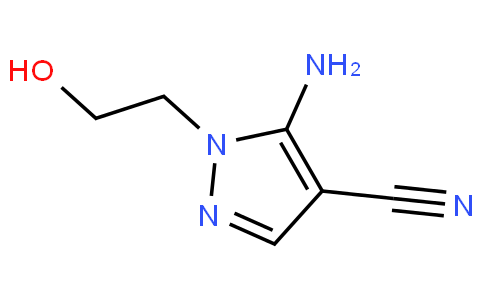 1-羥乙基-4-氰基-5-氨基吡唑