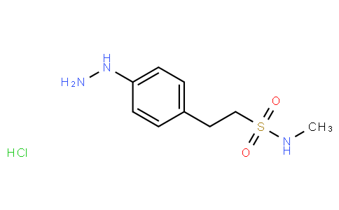 2-(4-Hydrazinylphenyl)-N-methylethanesulfonamide hydrochloride
