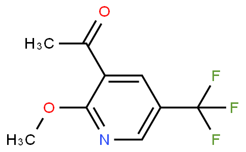 1-[2-methoxy-5-(trifluoromethyl)pyridin-3-yl]ethanone