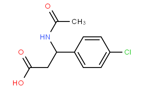3-乙酰基氨基-3-(4-氯-苯基)-丙酸