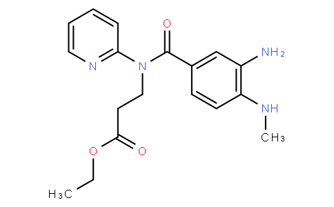 ethyl 3-[[3-amino-4-(methylamino)benzoyl]-pyridin-2-ylamino]propanoate