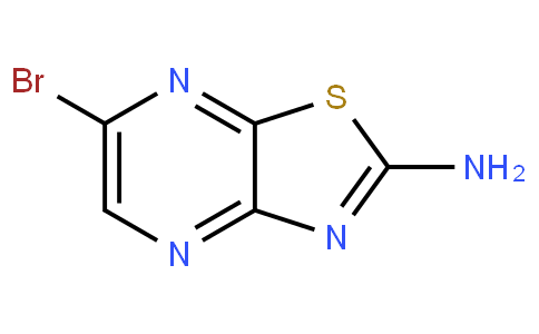 2-氨基-6-溴噻唑并[4,5-B]吡嗪