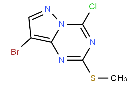 8-bromo-4-chloro-2-methylsulfanylpyrazolo[1,5-a][1,3,5]triazine