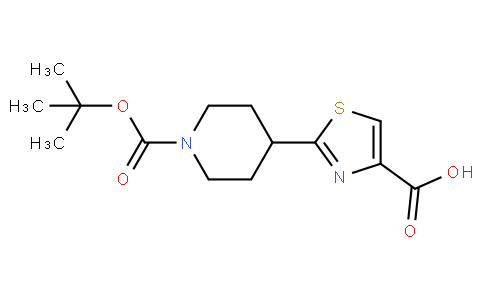 2-[1-(TERT-BUTOXYCARBONYL)-4-PIPERIDINYL]-1,3-THIAZOLE-4-CARBOXYLIC ACID