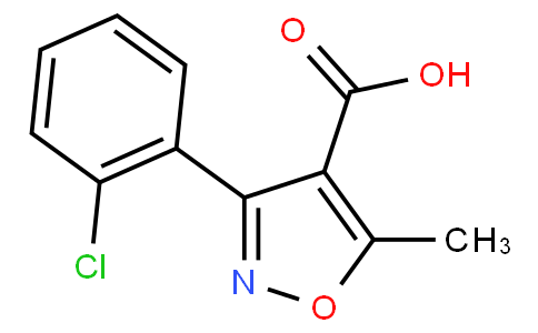 3-(2-chlorophenyl)-5-methyl-1,2-oxazole-4-carboxylic acid
