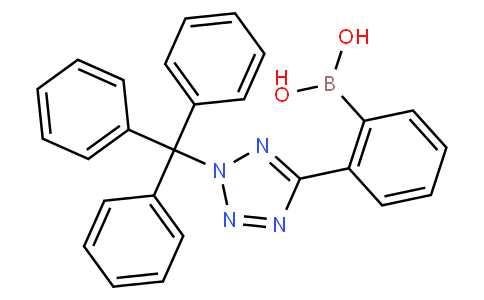 2 -(5-(1-三苯甲基-1H-四氮唑)苯硼酸