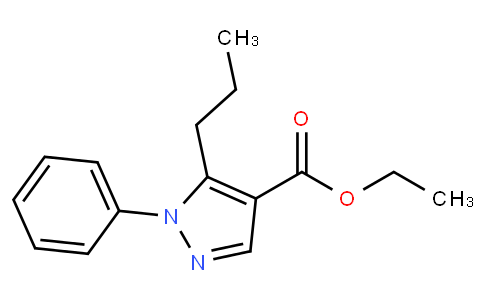 ethyl 1-phenyl-5-propylpyrazole-4-carboxylate