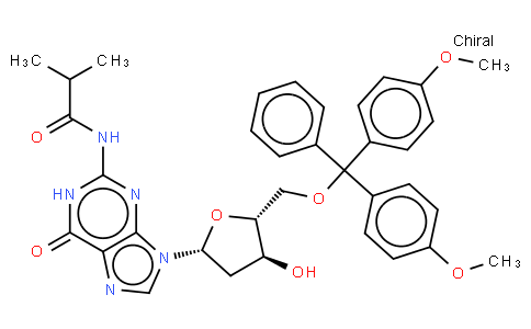 N2-異丁酰-5\'-O-(4,4\'-二甲氧基三苯基)-2\'-脫氧鳥苷