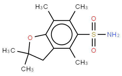 2,2,4,6,7-PENTAMETHYLDIHYDROBENZOFURAN-5-SULFONAMIDE