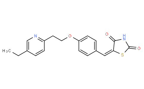 5-(4-(2-(5-Ethylpyridin-2-yl)ethoxy)benzylidene)thiazolidine-2,4-dione
