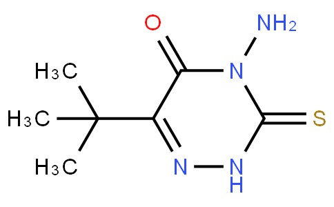 4-amino-6-tert-butyl-3-sulfanylidene-2H-1,2,4-triazin-5-one