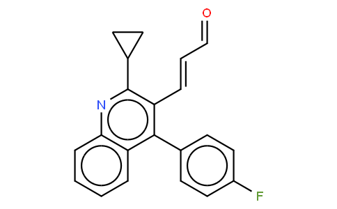 (E)-3-[2-Cyclopropyl-4-(4-fluorophenyl)-3-quinolinyl-2-propenal