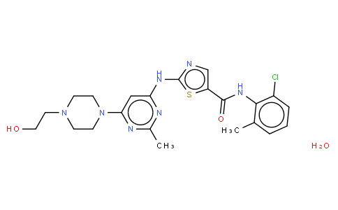 N-(2-chloro-6-methylphenyl)-2-[[6-[4-(2-hydroxyethyl)piperazin-1-yl]-2-methylpyrimidin-4-yl]amino]-1,3-thiazole-5-carboxamide,hydrate