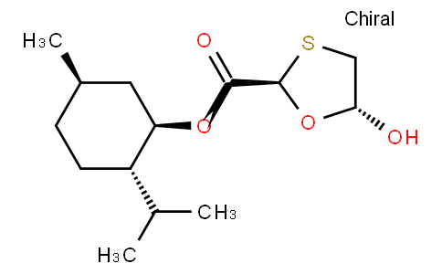 (2R,5R)-5-羥基-1,3-氧硫雜環(huán)-2-羧酸 (1R,2S,5R)-5-甲基-2-異丙基環(huán)己酯