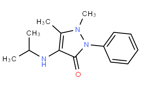 1,5-dimethyl-2-phenyl-4-(propan-2-ylamino)pyrazol-3-one