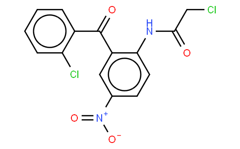 2-(2-Chloroacetamido)-5-nitro-2\'-chlorobenzophenone