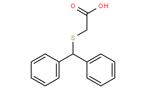 2-[(Diphenylmethyl)thio]acetic Acid