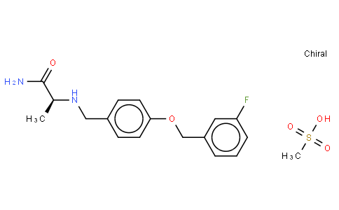 Safinamide mesylate salt