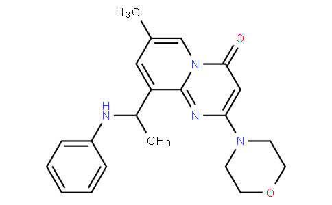 7-甲基-2-(嗎啉-4-基)-9-[1-(苯氨基)乙基]吡啶并[1,2-a]嘧啶-4-酮