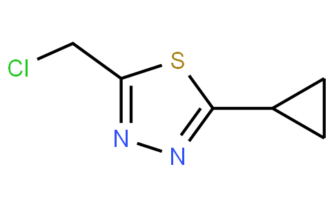 2-(chloromethyl)-5-cyclopropyl-1,3,4-thiadiazole