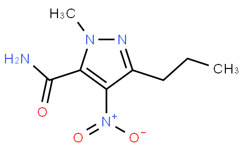 2-methyl-4-nitro-5-propylpyrazole-3-carboxamide
