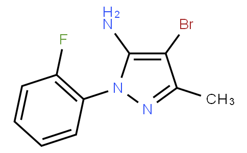 4-BROMO-1-(2-FLUOROPHENYL)-3-METHYL-1H-PYRAZOL-5-AMINE